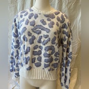 En Créme Leopard Print Sweater